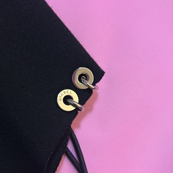 Diesel Black Fitted Top - Picture 3 of 9